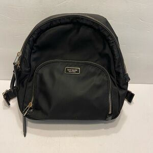 Kate Spade Dawn Black Nylon Medium Backpack